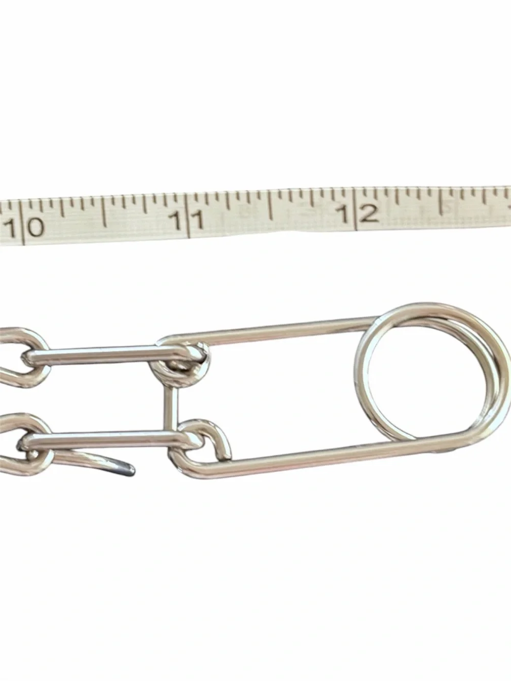 Silver Prong Dog Collar - 1” Prongs, 12” Length